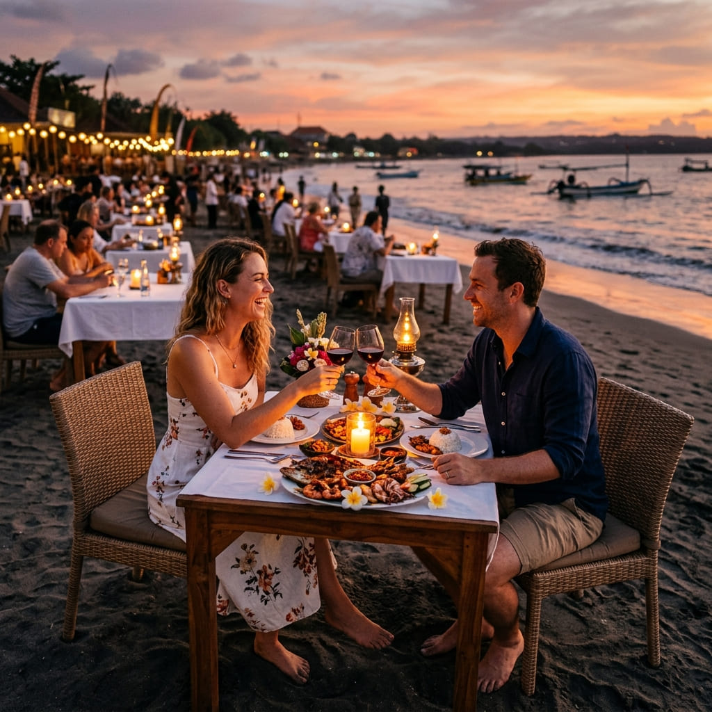 Romantic Escape: Private Beach Dinner & Luxury Couple Experience in Jimbaran Beach — 3